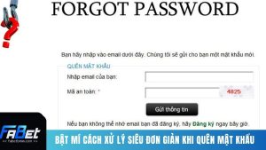 quên mật khẩu Fabet
