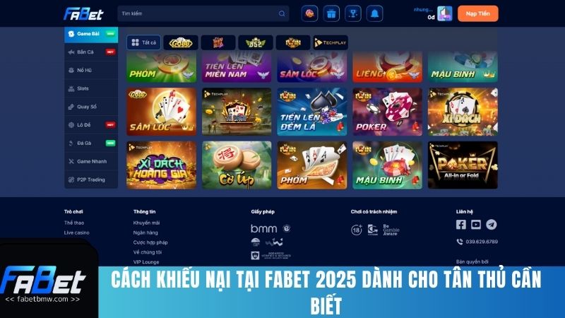 Cách Khiếu Nại Tại Fabet